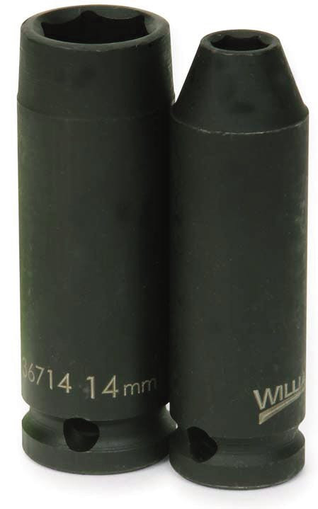 17 MM Williams 3/8" Dr Deep Impact Socket 6 Pt - JHW36717
