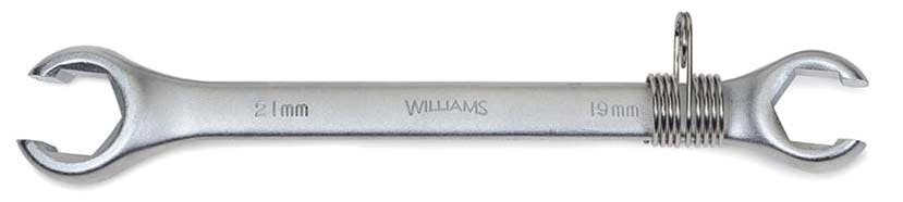 19 x 21 MM Williams Tools Height Double Head Flare Nut Wrench 6 Pt - JHW10658