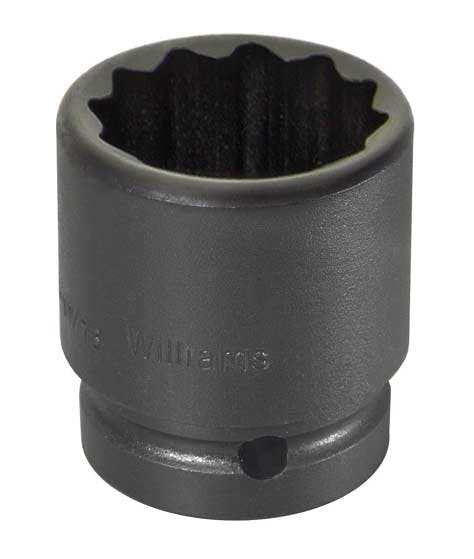 2 1/4" Williams 1" Dr Shallow Impact Socket 12 Pt - JHW39772 Pro Torque Tools