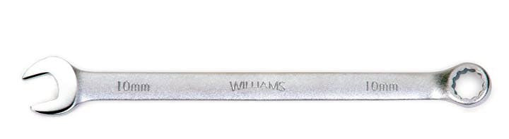 22MM Williams Satin Chrome SUPERCOMBO Combination Wrench 12 Pt - JHW11522 Pro Torque Tools