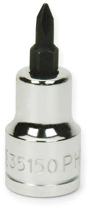 #2 Williams 1/4" Dr Phillips Screwdriver Bit Socket - JHW35151 Pro Torque Tools