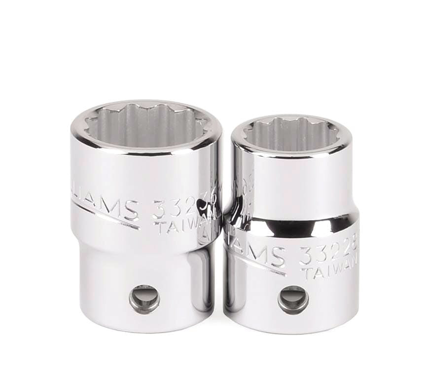 7/8" Williams 3/4" Dr Height Shallow Socket 12 Pt - JHW33228-TH Pro Torque Tools