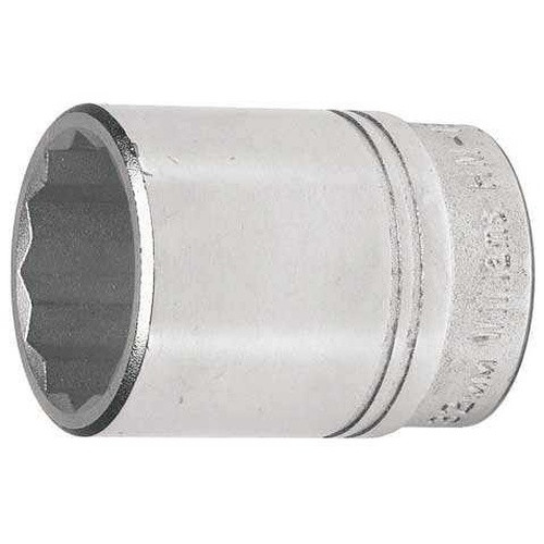 28MM Williams 3/4" Dr Shallow Impact Socket 12 Pt - JHWHM-1228