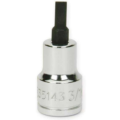 3/8" x 1/16" Williams 1/4" Dr Slotted Screwdriver Socket - JHW35142