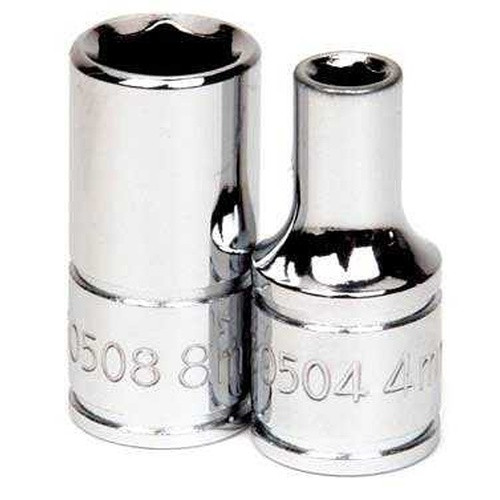 4 MM Williams 1/4" Dr Shallow Socket 6 Pt - JHW30504