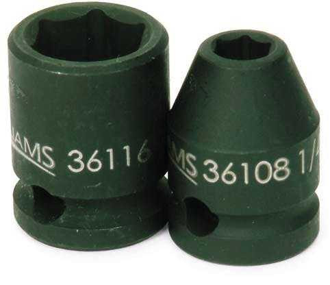 5/8" Williams 3/8" Dr Shallow Impact Socket 6 Pt - JHW36120 Pro Torque Tools