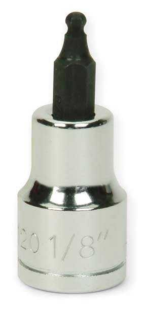 7/32" Williams 3/8" Dr Ball Tip Hex Bit Socket - JHW35124 Pro Torque Tools