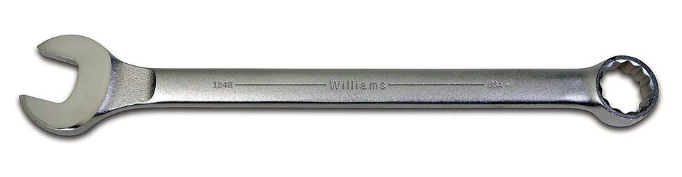 3 1/2" Williams Polished Chrome SUPERCOMBO Combination Wrench 12 Pt - JHW1199C Pro Torque Tools