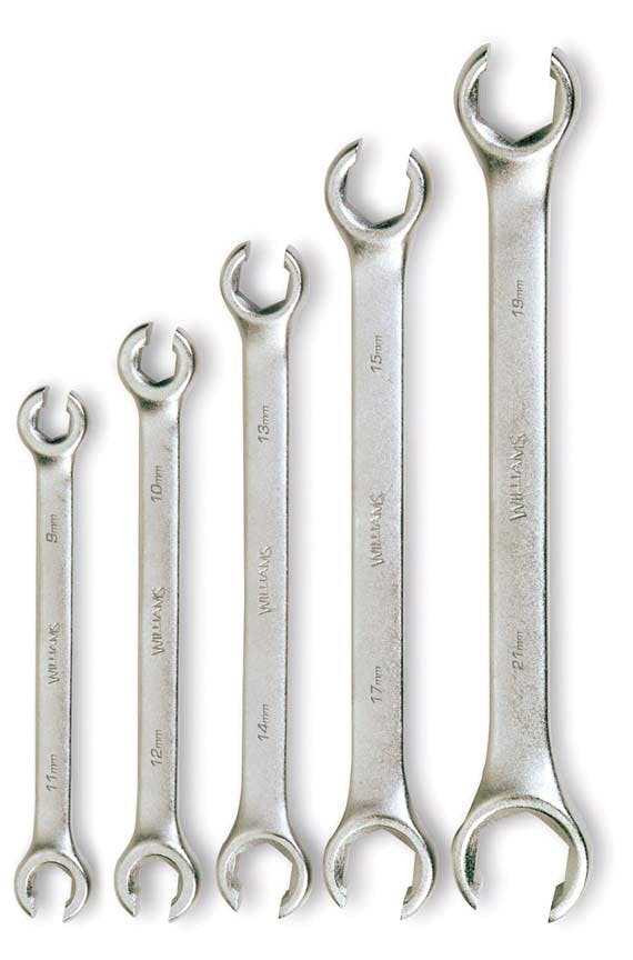 Williams Double Head Flare Nut Wrench Set 5 Pcs - JHW11692 Pro Torque Tools