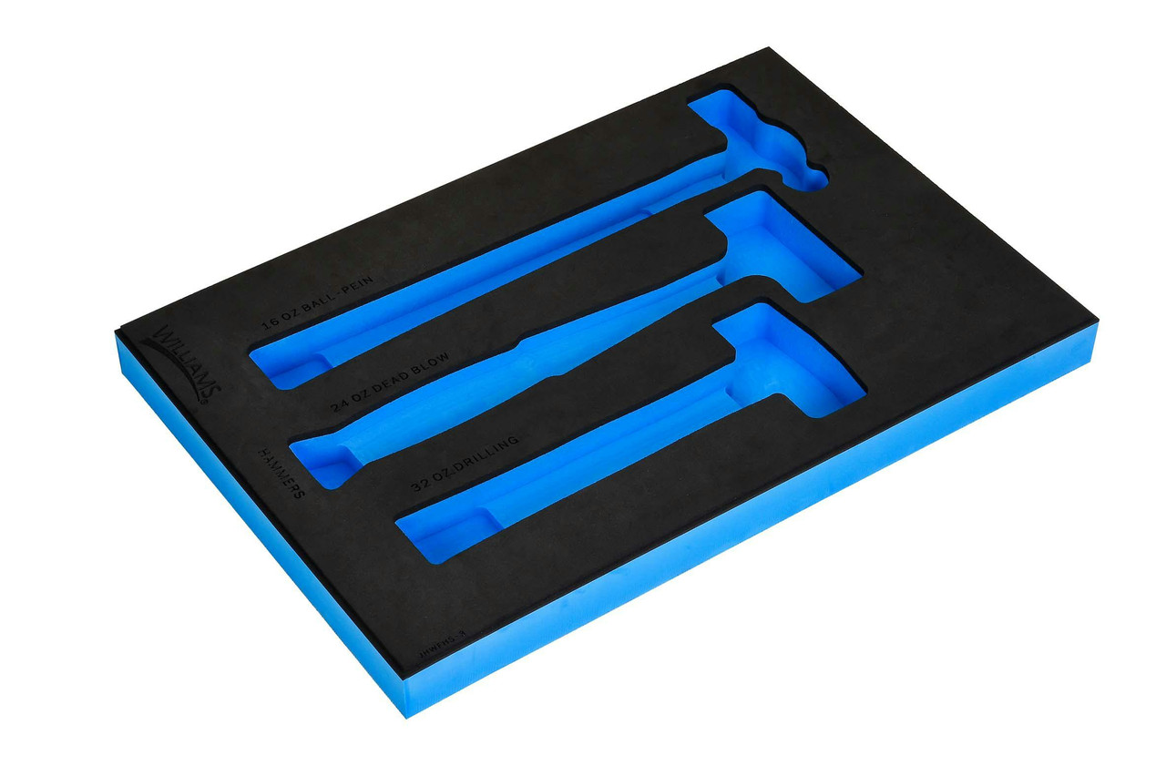 Williams 1/3 Foam Drawer Inset Only for Hammer Set 3 pcs- JHWFHS-313FM