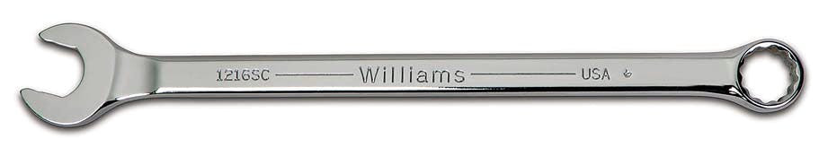 1 3/16" Williams Polished Chrome SUPERCOMBO Combination Wrench 12 Pt - JHW1238SC Pro Torque Tools