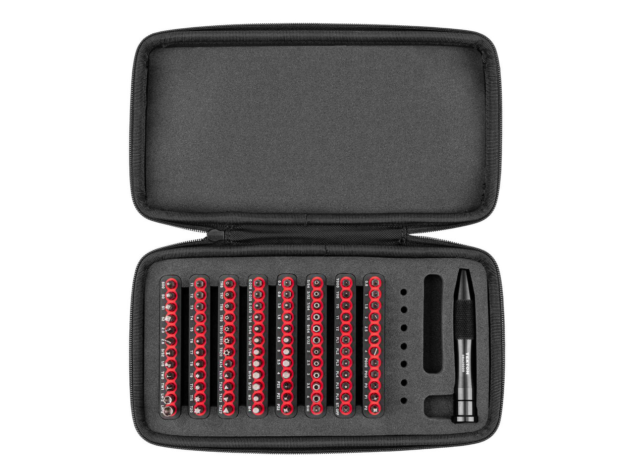4 MM Tekton Precision Bit Driver and Bit Set with Case 97 Pcs - DBA93100 New Pro Torque Tools