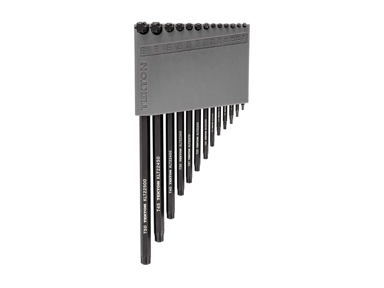 T6 - T50 Tekton Star L-Key Set with Holder 13 Pcs - KLT91402 New Pro Torque Tools