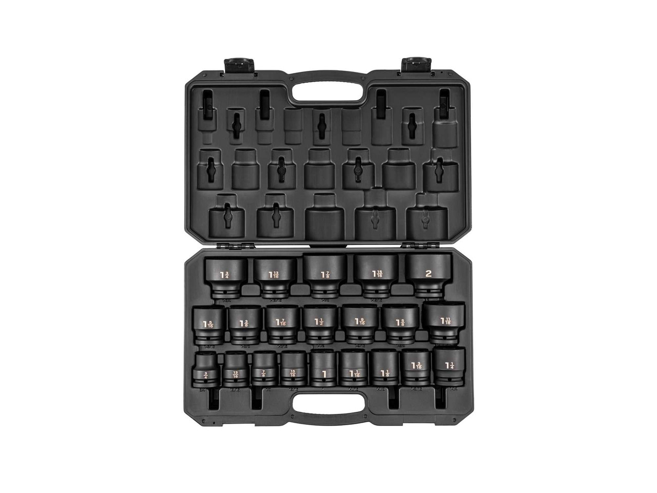 3/4 - 2" Tekton 3/4" Dr Shallow Impact Socket Set with Case 6 Pt 21 Pcs - SID93301 New Pro Torque Tools