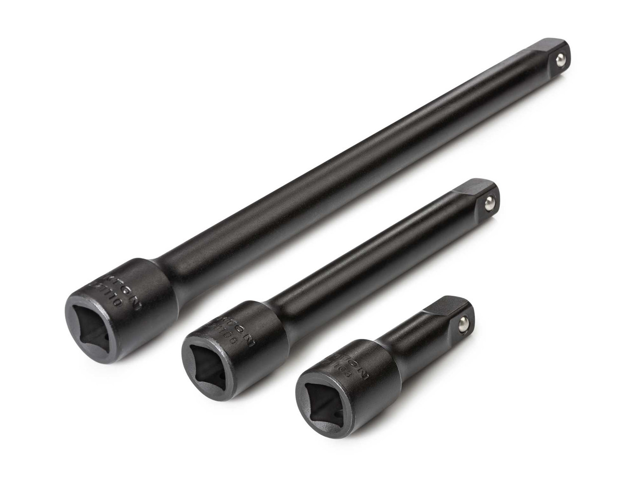 3, 6, 10" Tekton 1/2" Dr Impact Extension Set 3 Pcs - SIA92001 New Pro Torque Tools
