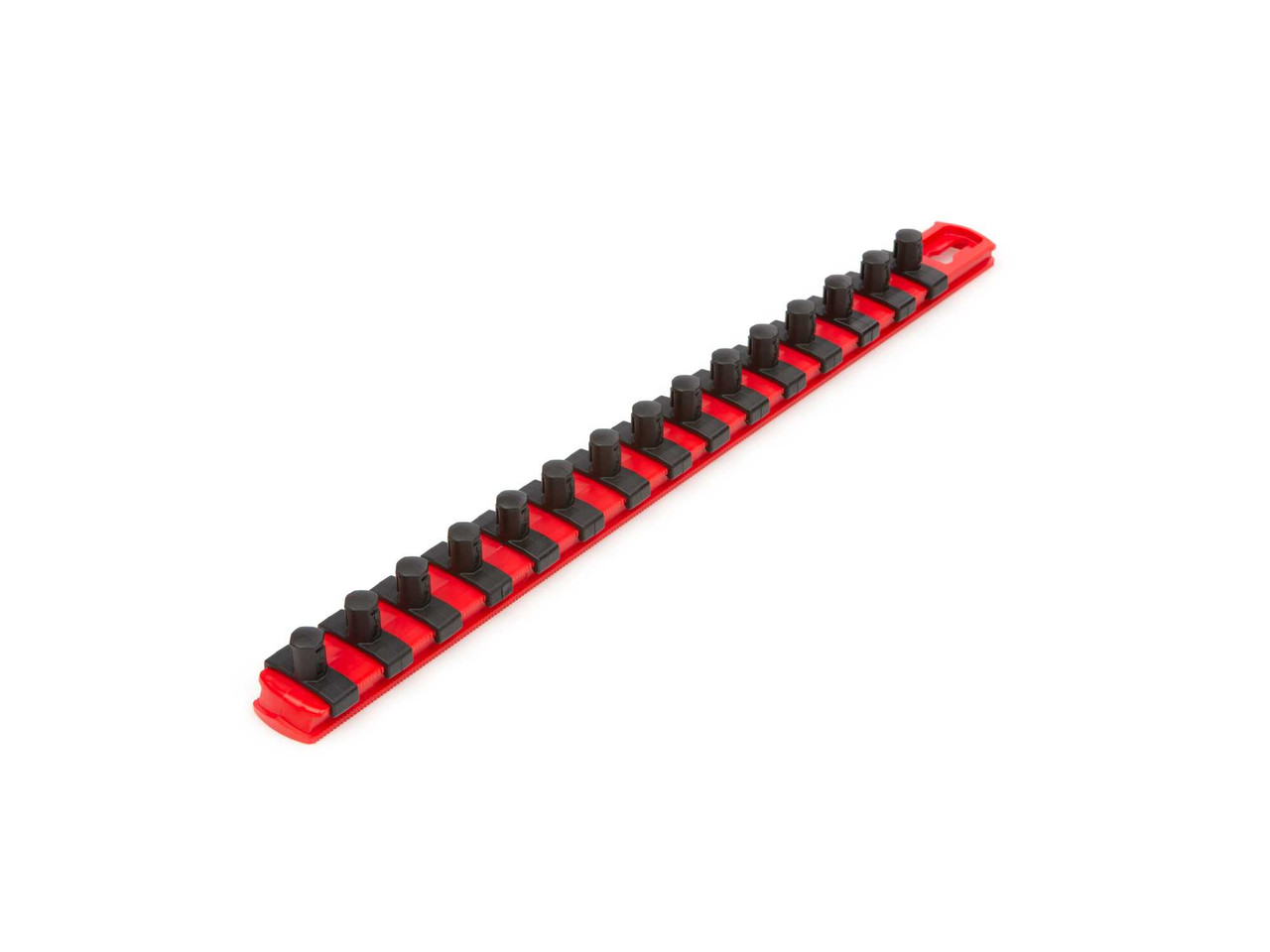 13" Tekton 3/8" Dr Socket Rail 15 Clips Red - OSR12115 New Pro Torque Tools