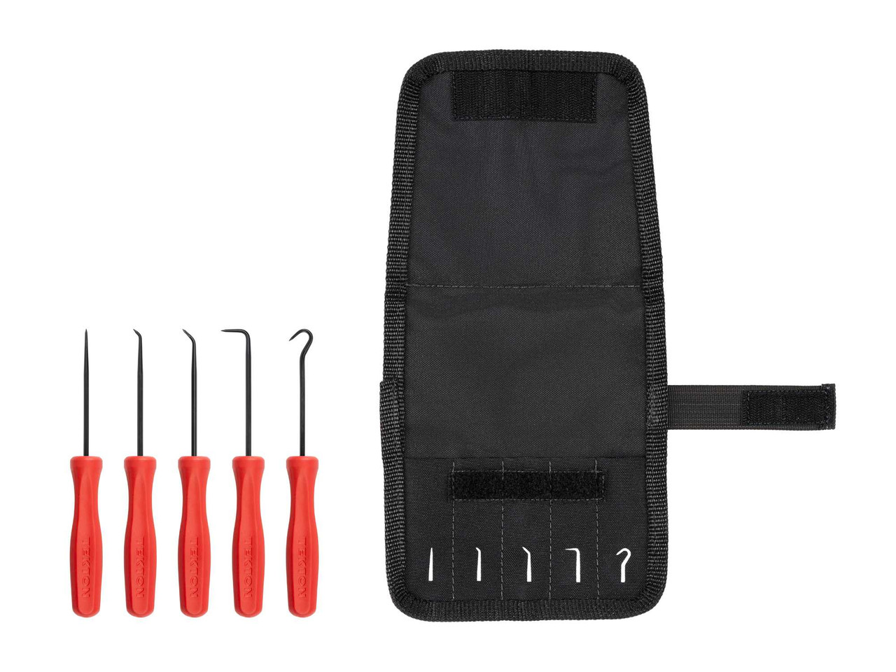 Tekton Pointed Pick and Hook Set with Roll 5 Pcs - PNH90402 New Pro Torque Tools