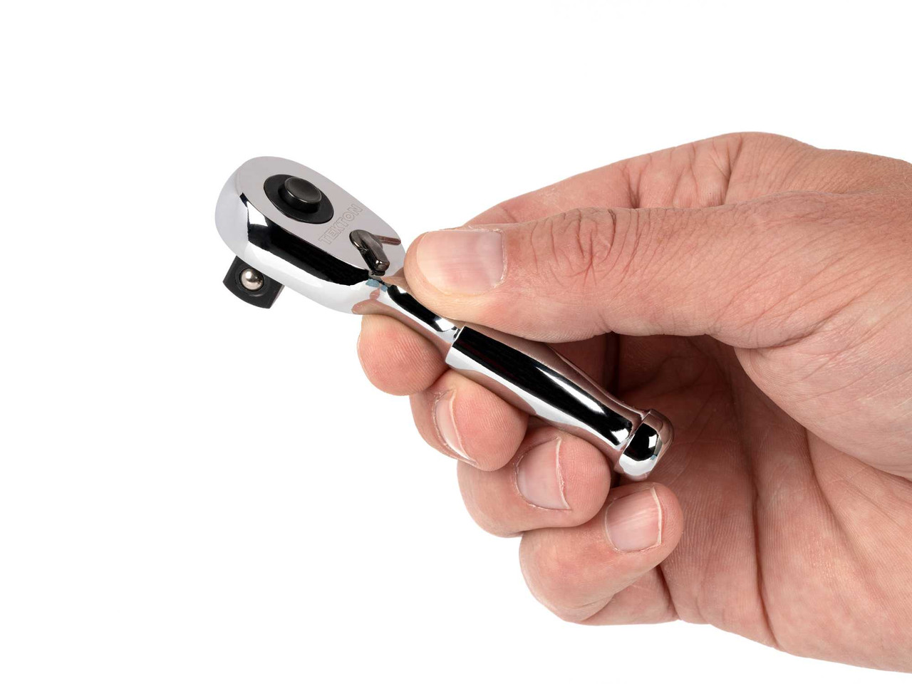 3" Tekton 3/8" Dr Quick-Release Small Body Stubby Ratchet - SRH11503 New Pro Torque Tools