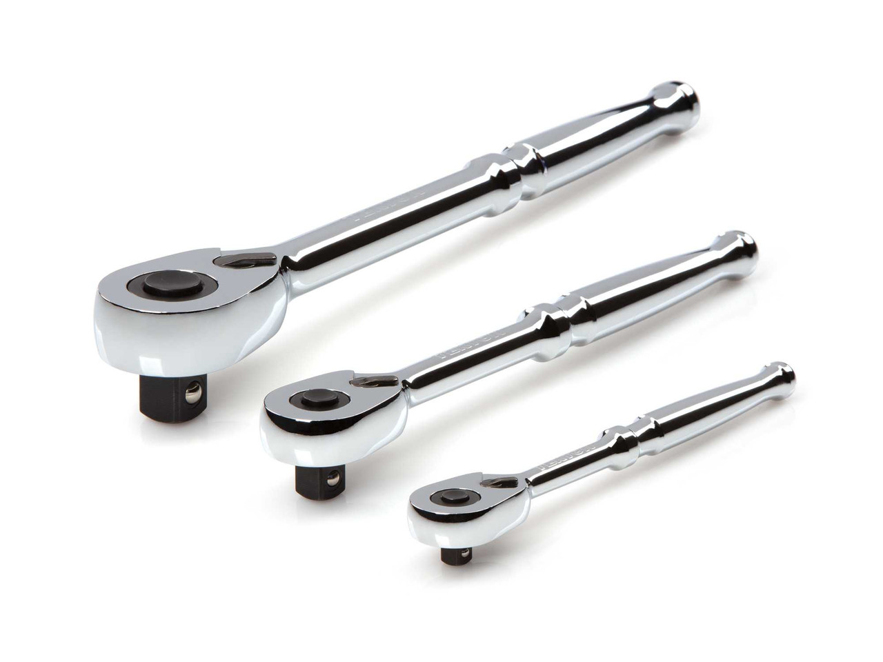 Tekton 1/4, 3/8, 1/2" Dr Quick-Release Ratchet Set 3 Pcs - SRH91100 New Pro Torque Tools
