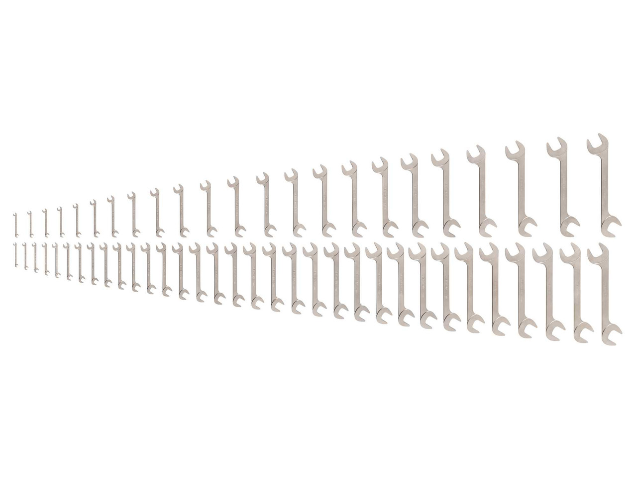 1/4 - 1-1/2", 6 - 38 MM Tekton Angle Head Open End Wrench Set 56 Pcs - WAE93004 New Pro Torque Tools