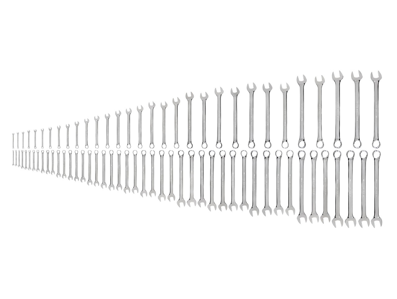 1/4 - 2", 6 - 50 MM Tekton Combination Wrench Set 76 Pcs - WCB90306 New Pro Torque Tools