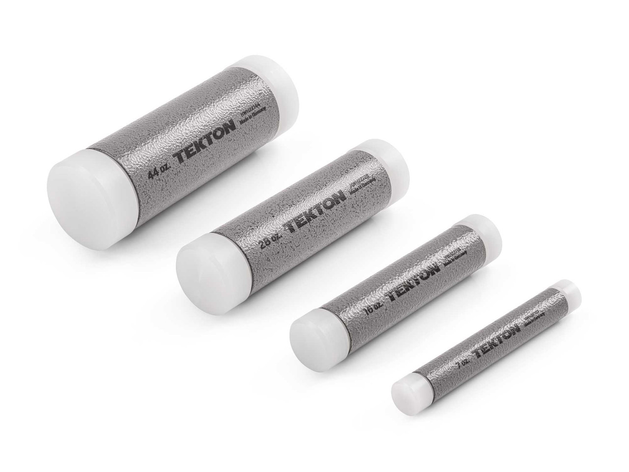 6.7" Tekton 7, 16, 28, 44 Oz Drop Mallet Set 4 Pcs - HWH92001 New Pro Torque Tools