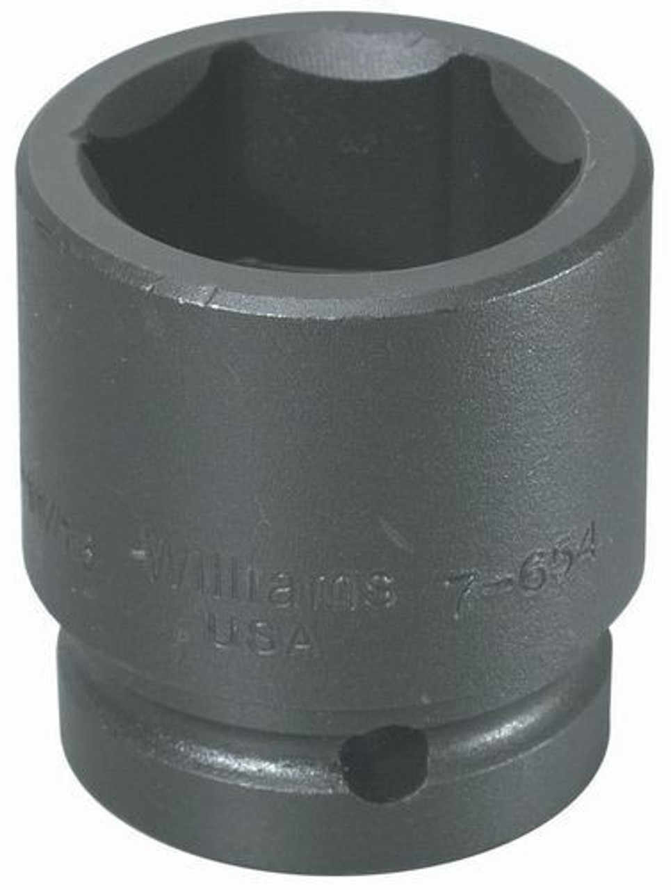 Williams 3 1/8 Williams 1 Dr Shallow Impact Socket 6 Pt - 7-6100 Williams 3 1/8 Williams 1 Dr Shallow Impact Socket 6 Pt - 7-6100
