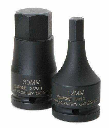24MM Williams 3/4" Dr Impact Hex Bit Driver - 35824 Pro Torque Tools