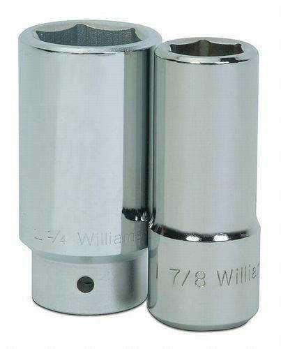 1 1/4" Williams 3/4" Dr Deep Socket 6 Pt - HD-640 Pro Torque Tools