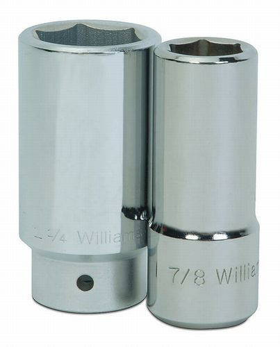 Williams 1 5/8 Williams 3/4 Dr Deep Socket 6 Pt - HD-652