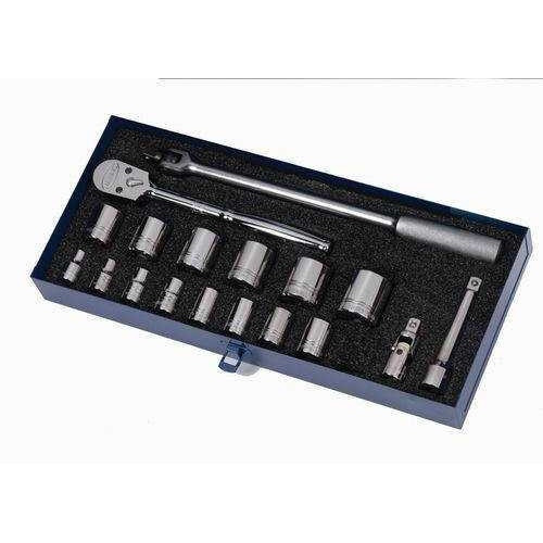 3/8 - 1 1/4" Williams 1/2" Dr Shallow Socket & Tool Set 6 Pt 18 Pcs - WSS-18HF