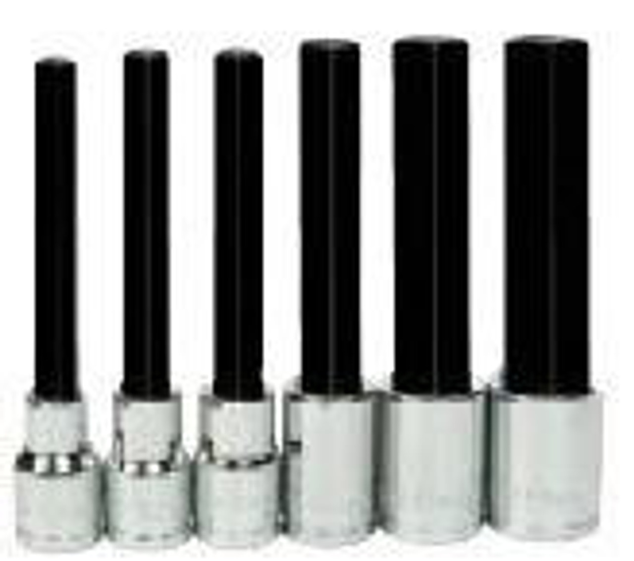 Williams 8 - 19MM Williams 1/2 Dr Hex Long Bit Socket Set 6 Pcs - 32953