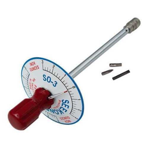 1/4'' Dr 0 - 3 In Oz Seekonk Vertical Torque Gauge Screwdriver - S0-3 Pro Torque Tools