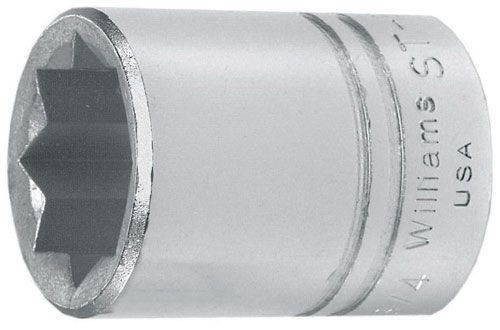 Williams 7/8 Williams 1/2 Dr Shallow Socket 8 Pt - ST-828