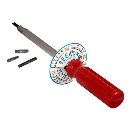 1/4'' Dr 0 - 25 In Lbs Seekonk Vertical Torque Gauge Screwdriver Right - SL-25 Right