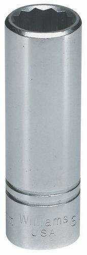 19MM Williams 1/2" Dr Deep Socket 12 Pt - SMD-1219 Pro Torque Tools