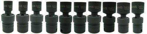 10 - 19MM Williams 3/8" Drive Universal Impact Socket Set 10 Pcs - JHW36910 Pro Torque Tools