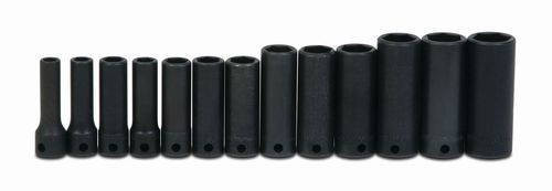 Williams 7 - 19MM Williams 3/8 Dr Deep Impact Socket Set 6 Pt 13 Pcs - MS-12-13H