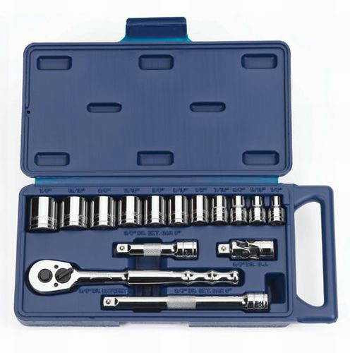 1/4 - 7/8" Williams 3/8" Dr Socket & Tool Set 12 Pt 15 Pcs - 50673 Pro Torque Tools