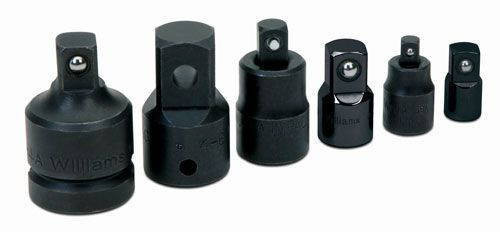 Williams 1/4 - 3/4 Williams 3/8 Dr Impact Adapter Set 6 Pcs - WSB-6ADPA