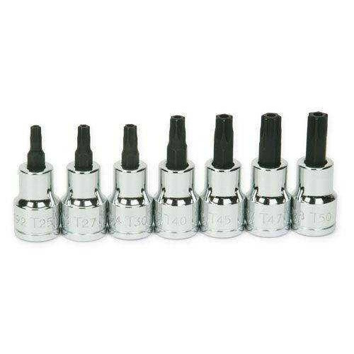 T25 - T50 Williams 3/8" Dr Torx Bit Socket Set 7 Pcs - 31912
