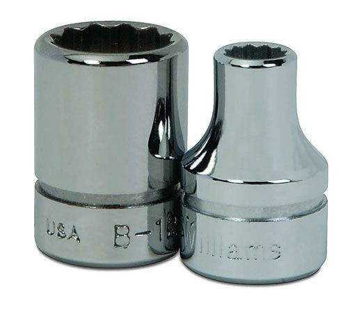 6MM Williams 3/8" Dr Shallow Socket 12 Pt - BM-1206 Pro Torque Tools