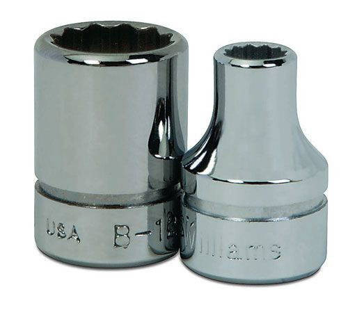 Williams 8MM Williams 3/8 Dr Shallow Socket 12 Pt - BM-1208