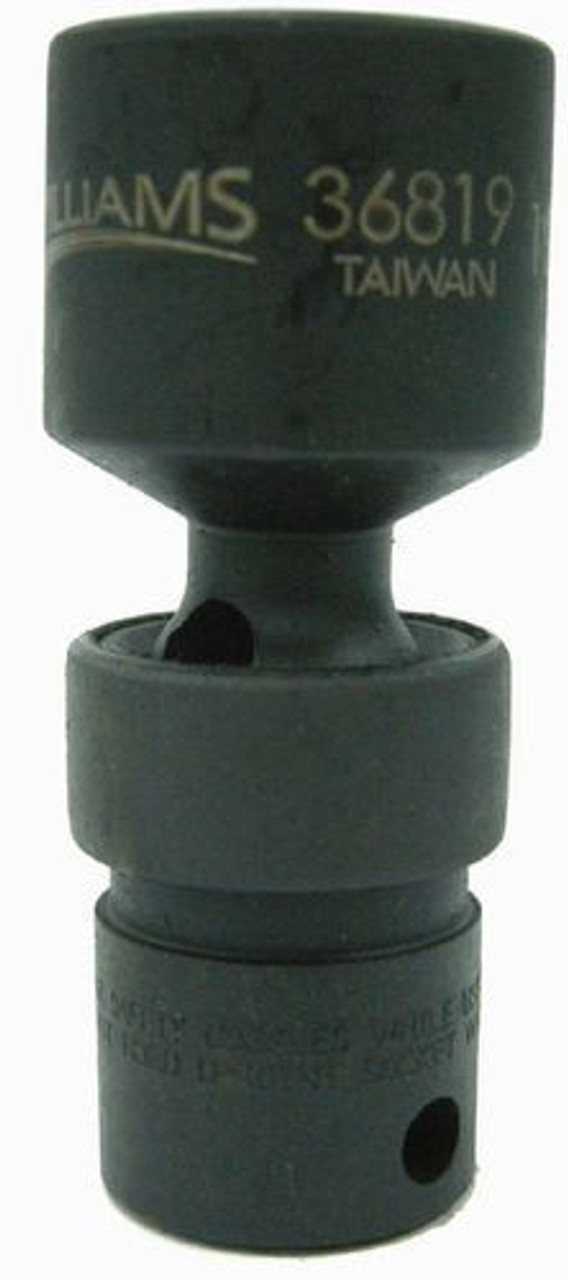 Williams 10MM Williams 3/8 Dr Universal Impact Socket 6 Pt - 36810 Williams 10MM Williams 3/8 Dr Universal Impact Socket 6 Pt - 36810