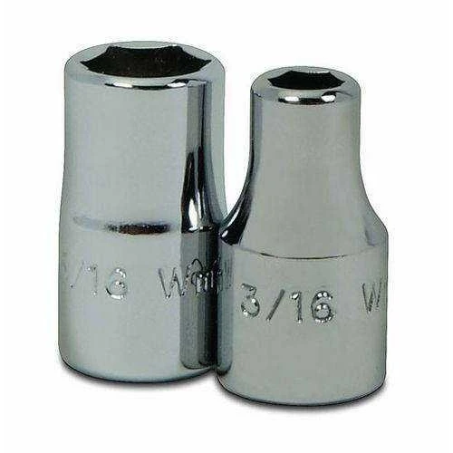 1/8" Williams 1/4" Dr Shallow Socket 6 Pt - M-604