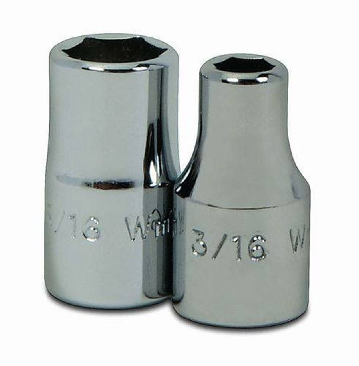Williams 3/8 Williams 1/4 Dr Shallow Socket 6 Pt - M-612