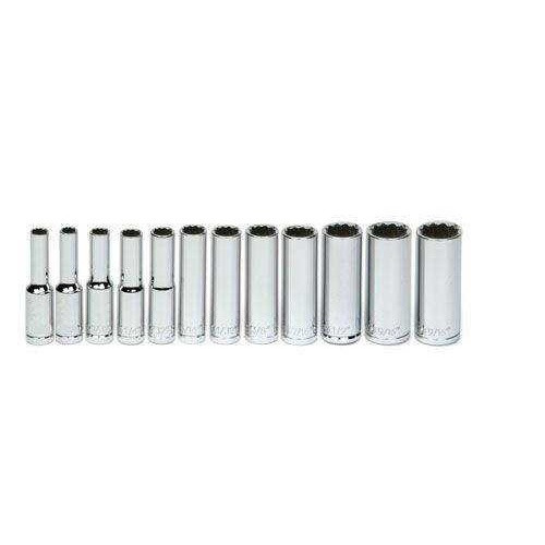4 - 14MM Williams 1/4" Dr Deep Socket Set 12 Pt 12 Pcs - 30941
