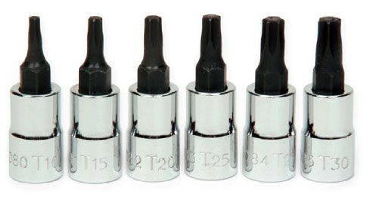 Williams T10 - T30 Williams 1/4 Dr Torx Bit Set 6 Pcs - 30908