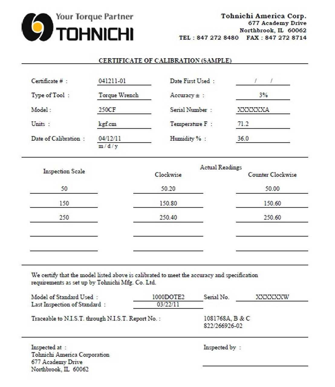 CSP1.5N4x8D+Cert 189.19 Tohnichi Pro Torque Tools