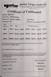 Norbar 1/4 Dr 40-180 In Lbs / 4-20 Nm Norbar SL0 Adjustable Torque Wrench - 11123